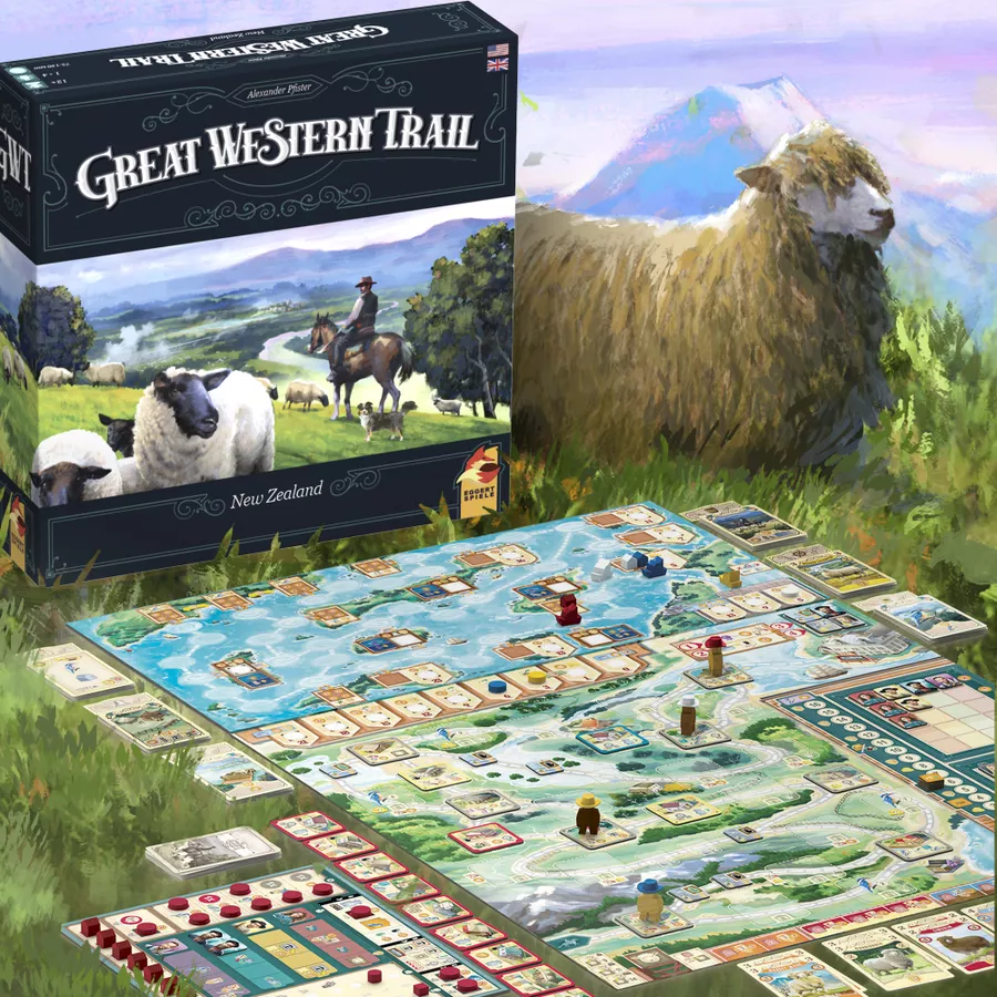 great western trail neuseeland Spielplan